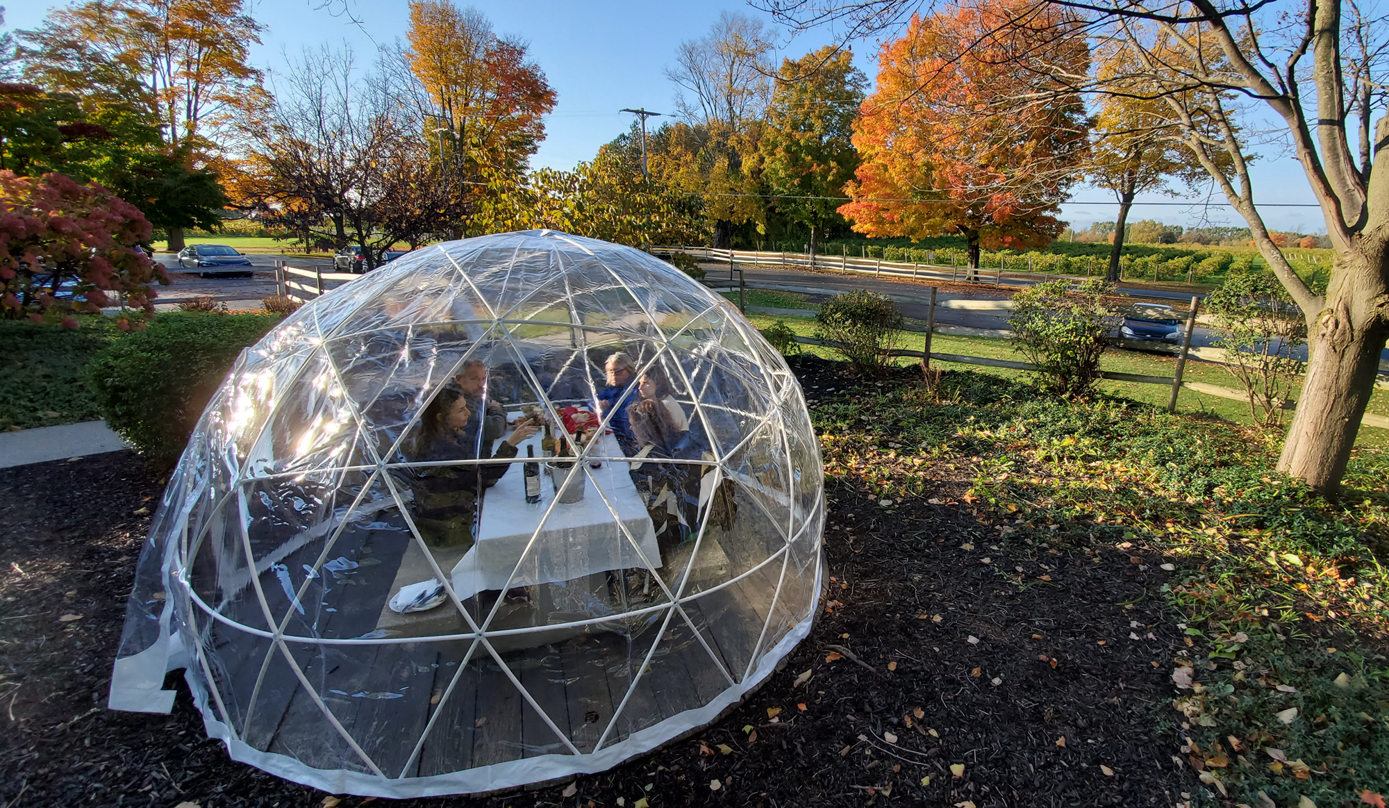 Private Vineyard Igloo Fenn Valley Vineyards